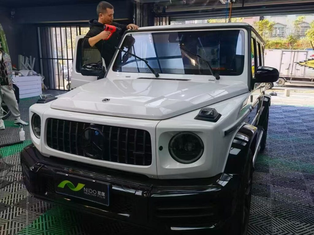 Windshield film Is more like a PPF or enhanced PPF, it is very stretchable and when you install this film just try with a steamer or hot water.