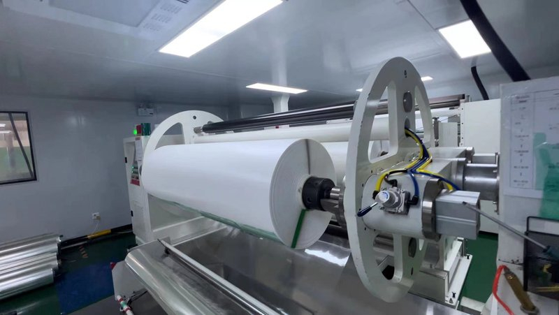 Paint protection film coating production line at the KSB factory